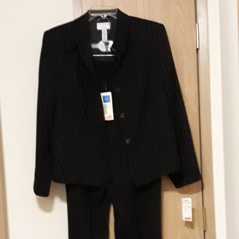 Woman's 2-piece pinstrip suit